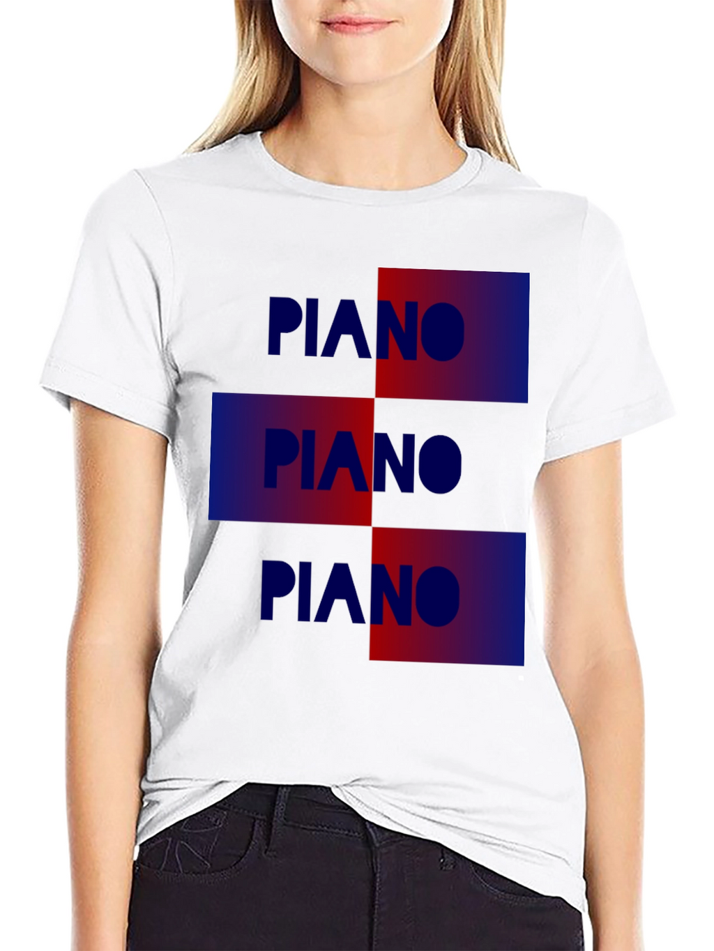 Piano Graphic Tee - Cool Music Lover T-Shirt