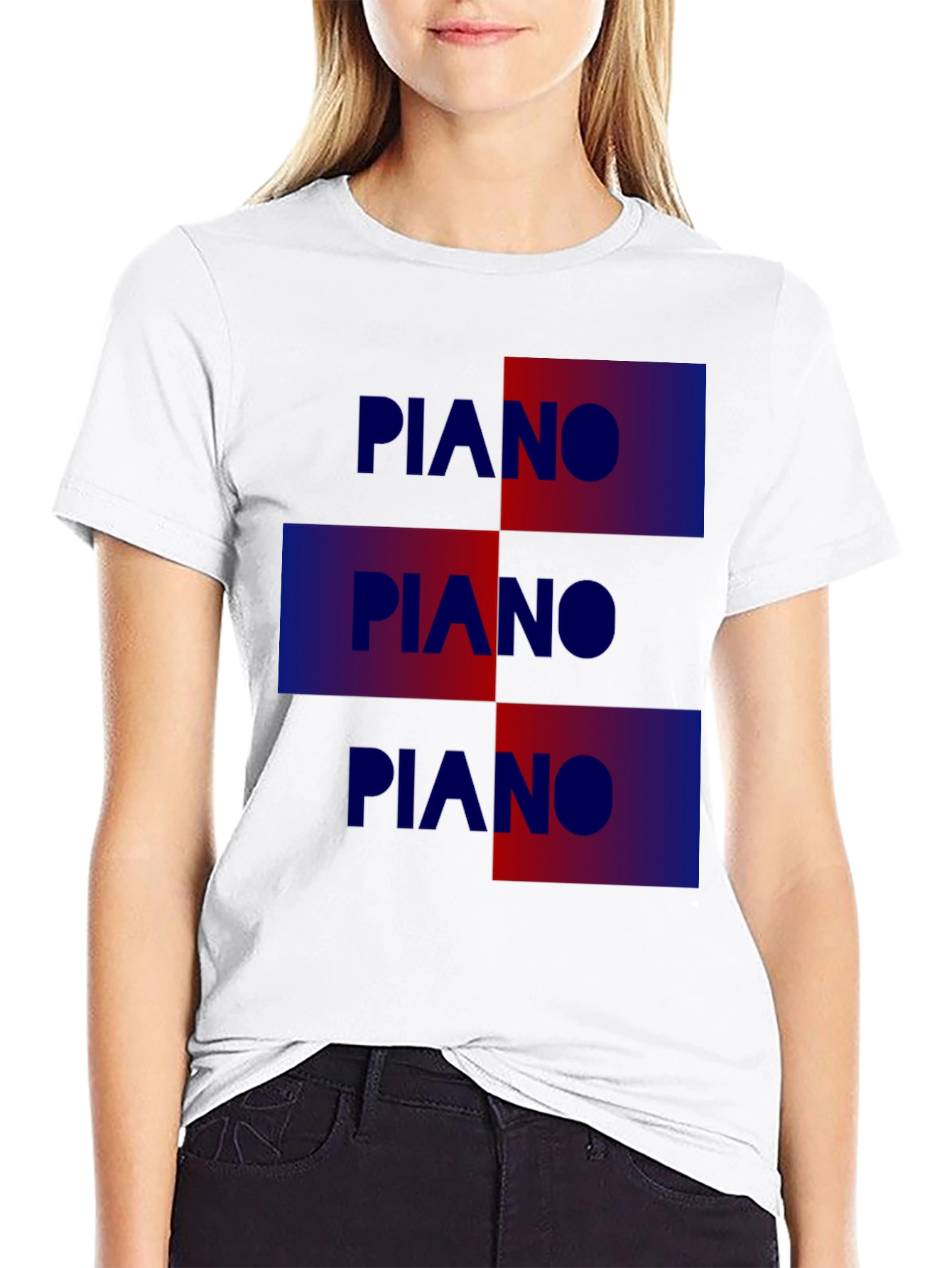 Piano Graphic Tee - Cool Music Lover T-Shirt