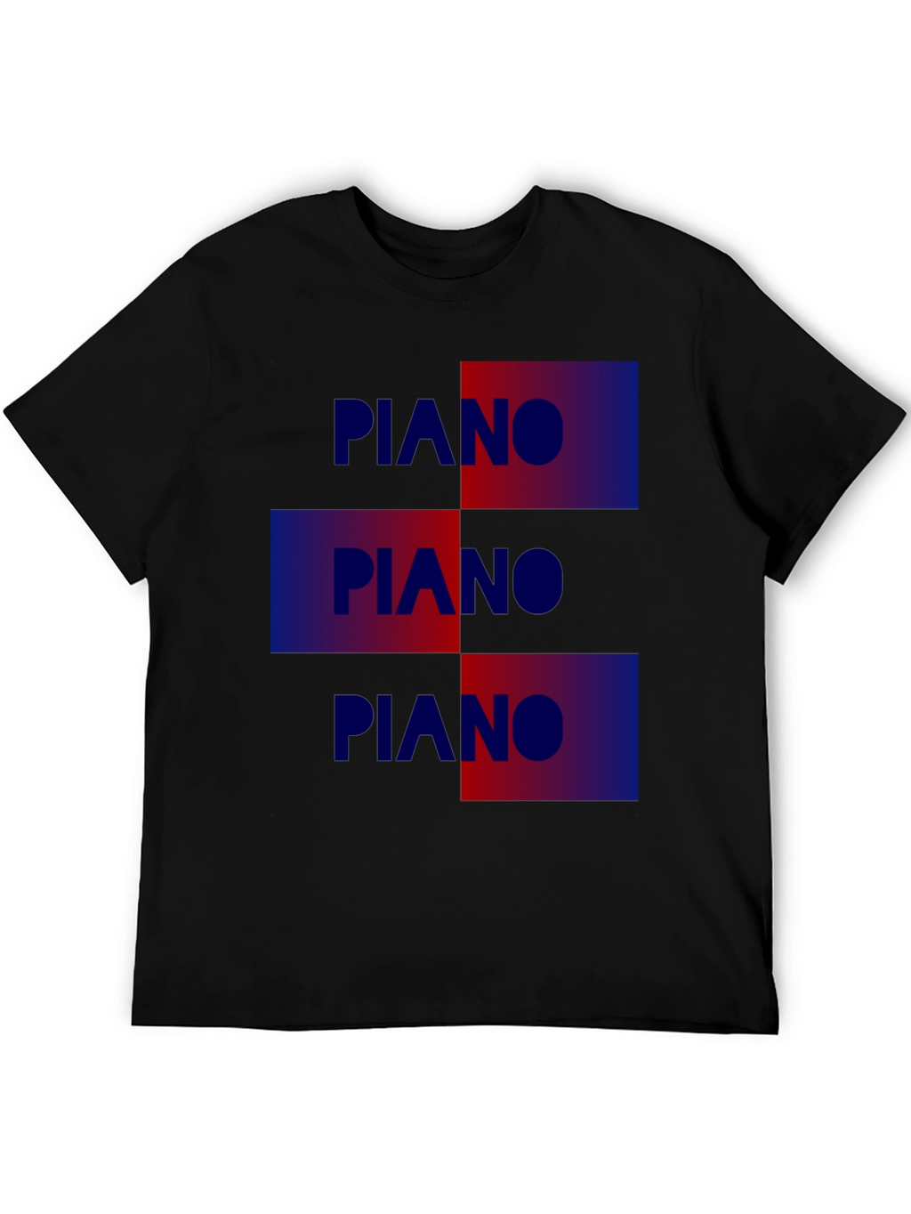 Piano Graphic Tee - Cool Music Lover T-Shirt