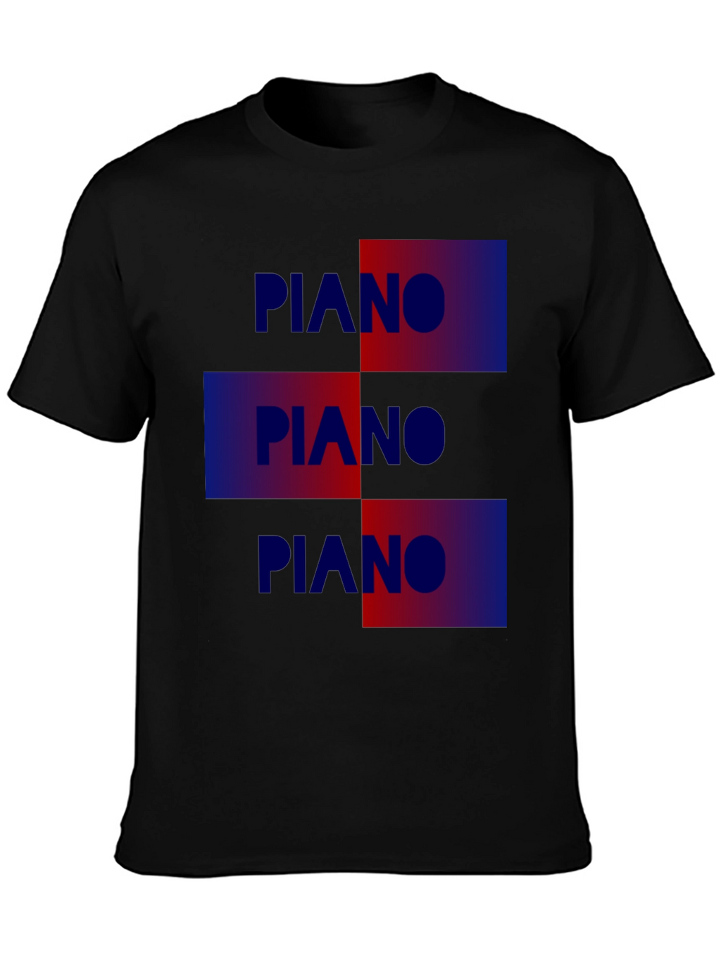Piano Graphic Tee - Cool Music Lover T-Shirt