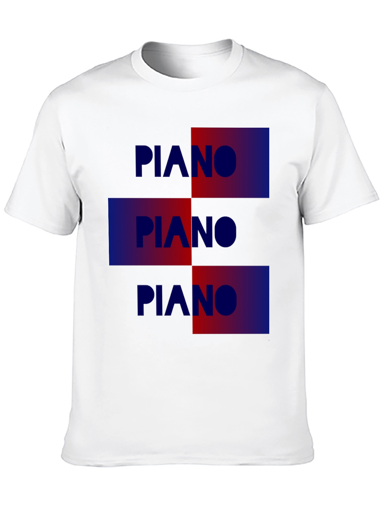 Piano Graphic Tee - Cool Music Lover T-Shirt