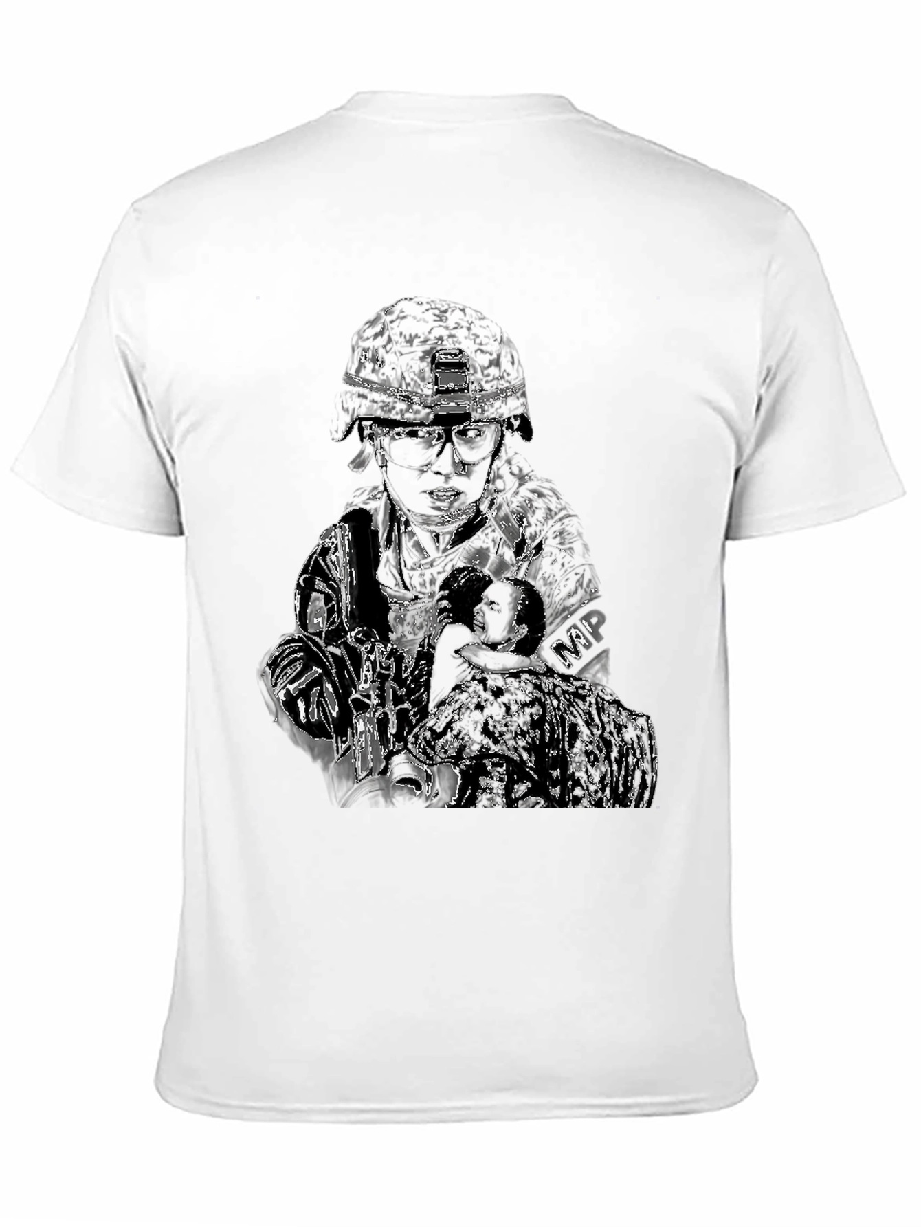 Military Police Graphic T-Shirt - Black