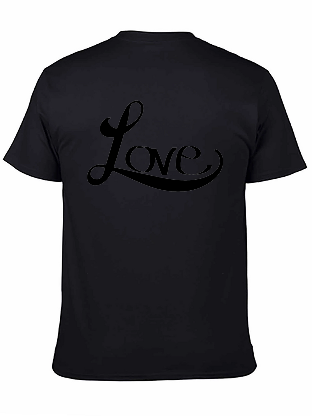 Love Graphic Tee - Stylish Black T-Shirt