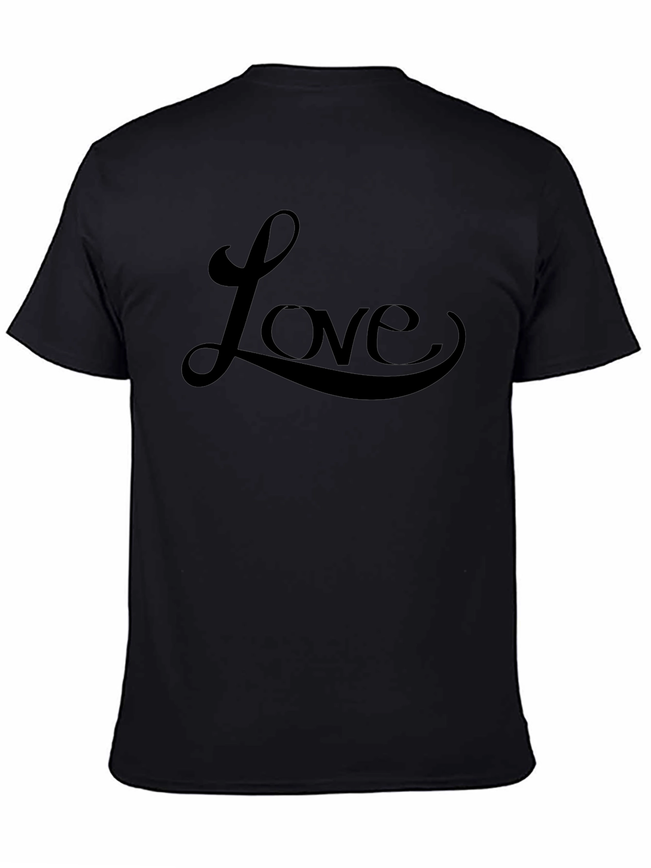 Love Graphic Tee - Stylish Black T-Shirt