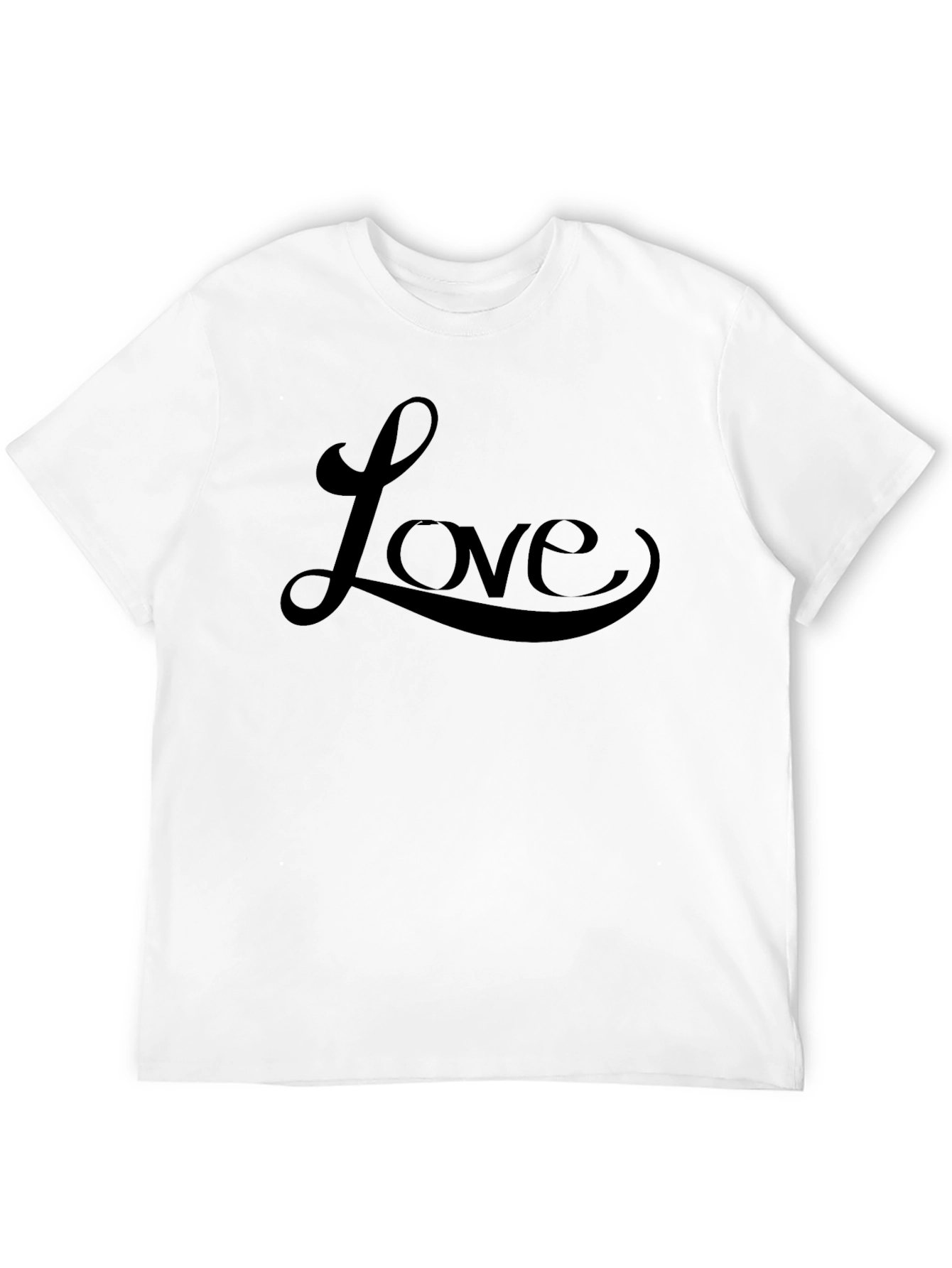 Love Graphic Tee - Stylish Black T-Shirt