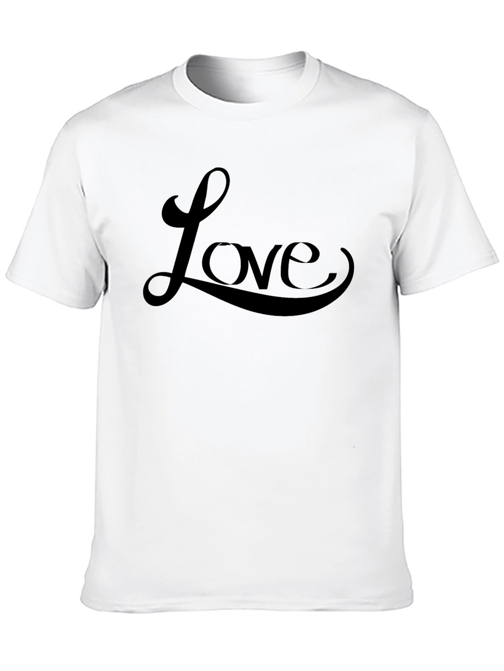 Love Graphic Tee - Stylish Black T-Shirt