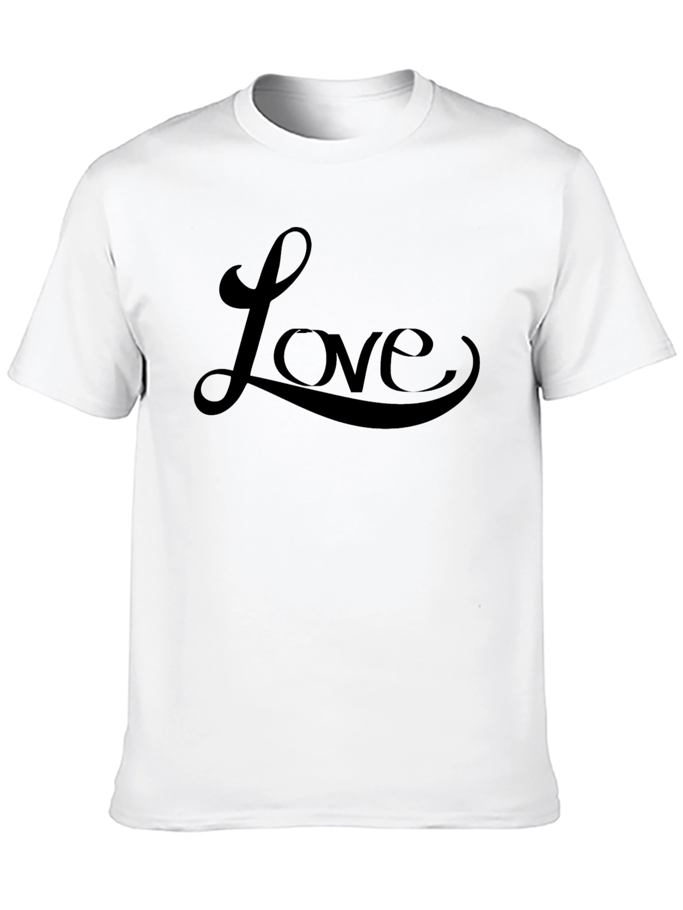 Love Graphic Tee - Stylish Black T-Shirt