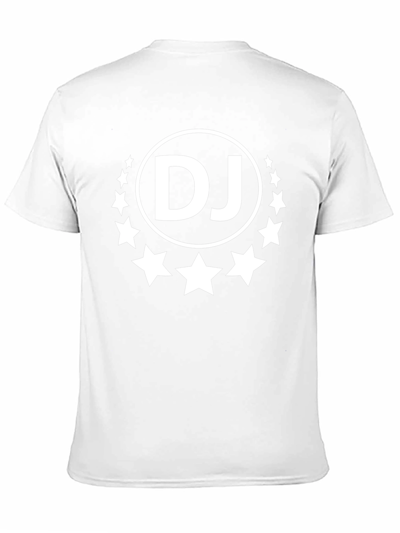 DJ Graphic Tee - Black Cotton Blend T-Shirt