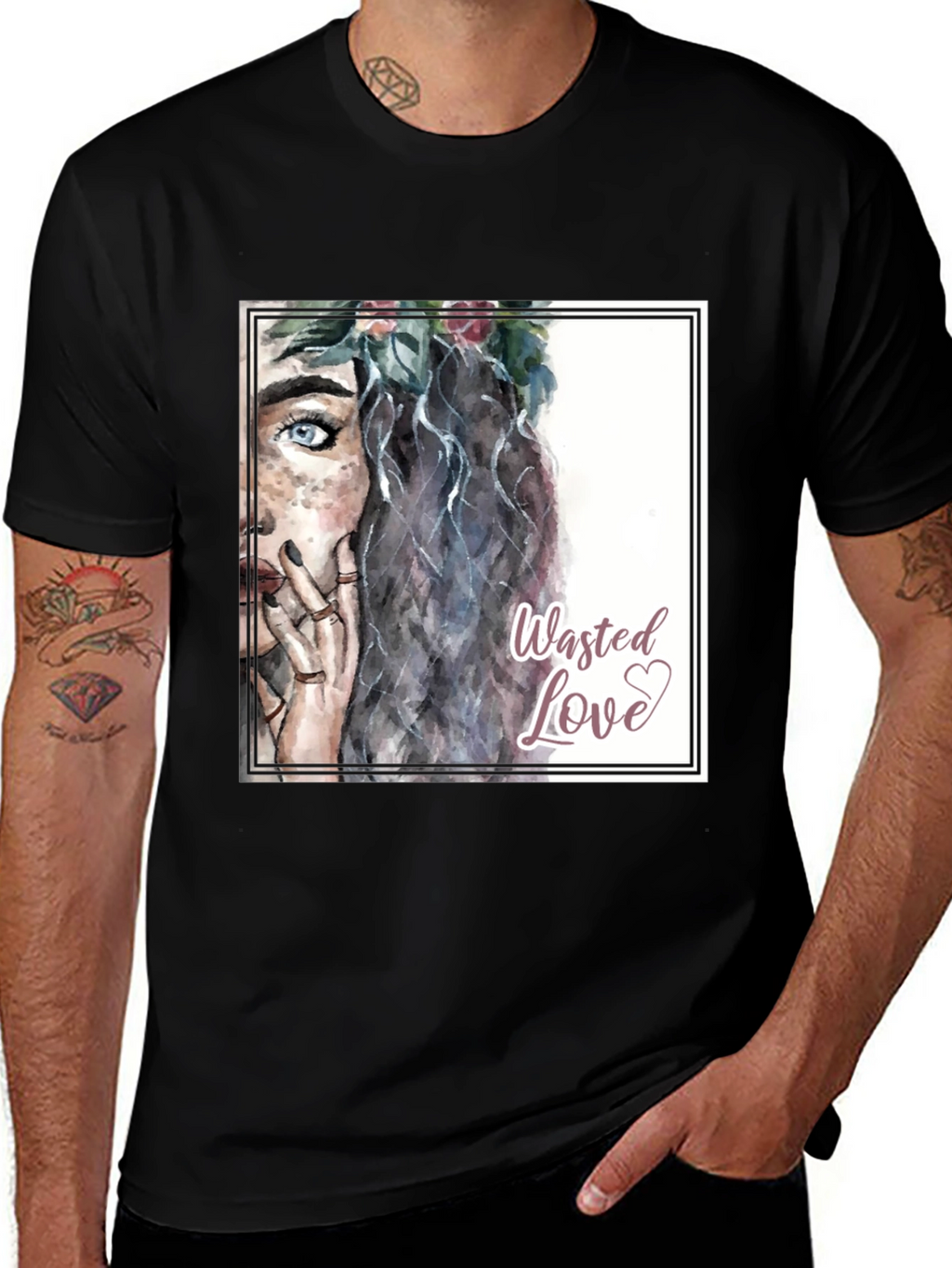 Wasted Love Graphic Tee - Stylish Unisex T-Shirt