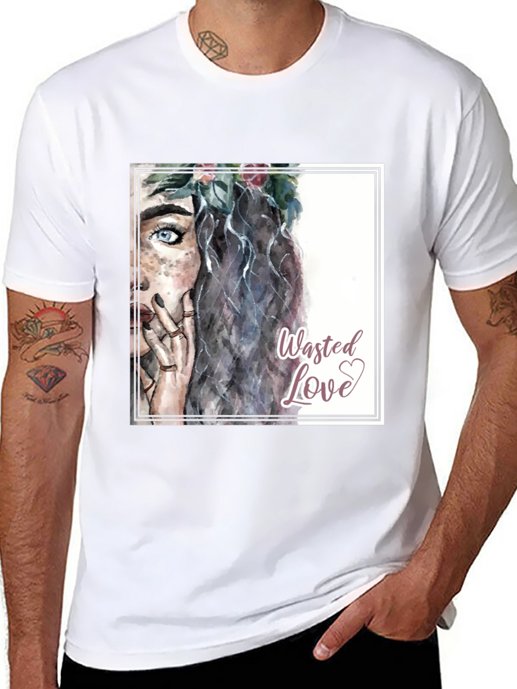 Wasted Love Graphic Tee - Stylish Unisex T-Shirt