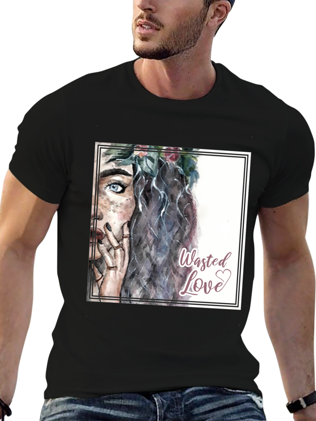 Wasted Love Graphic Tee - Stylish Unisex T-Shirt