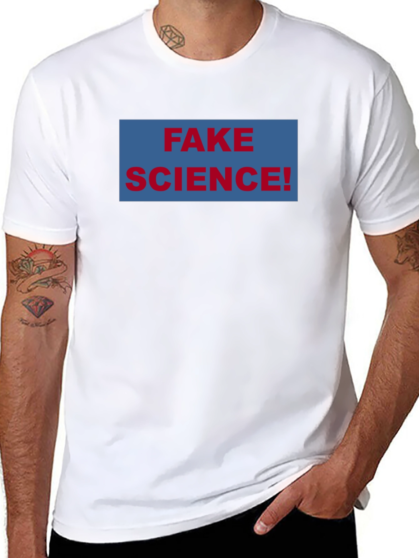 Fake Science! Graphic Tee - Black Unisex T-Shirt