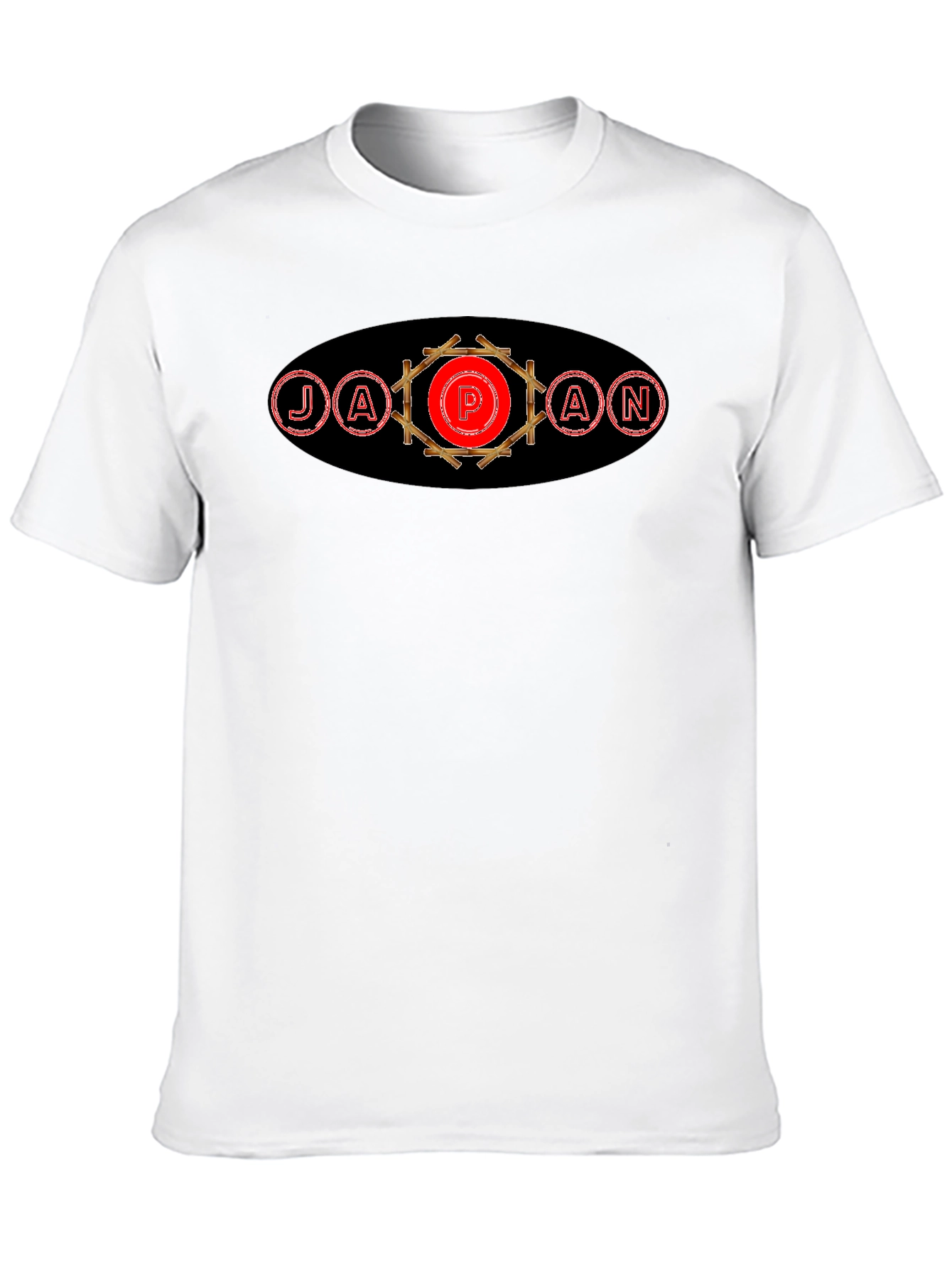 Japan Design Black T-Shirt