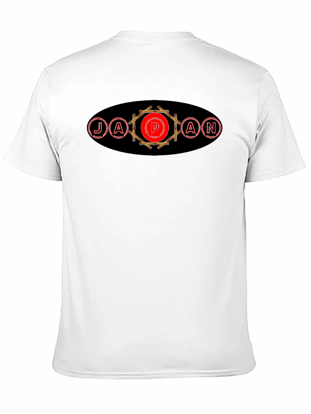 Japan Design Black T-Shirt