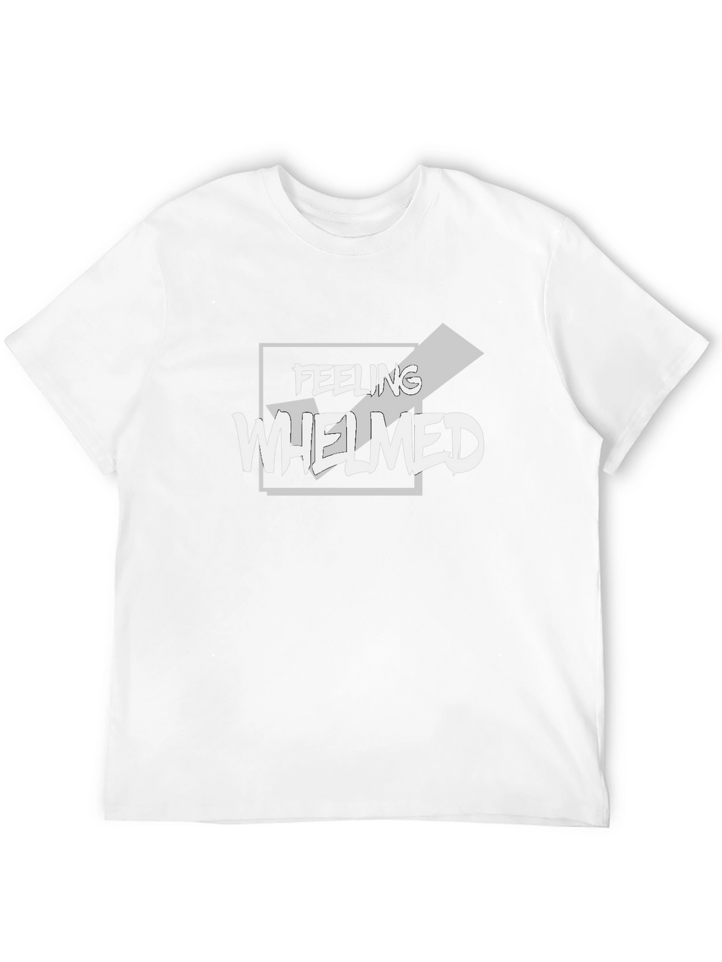 Feeling Whelmed Graphic T-Shirt - Black