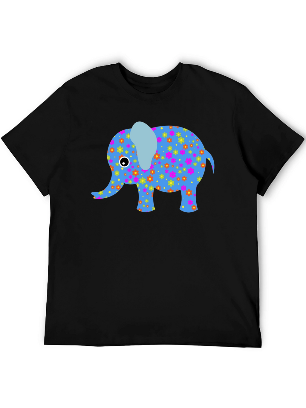 Elephant Graphic Tee - Black
