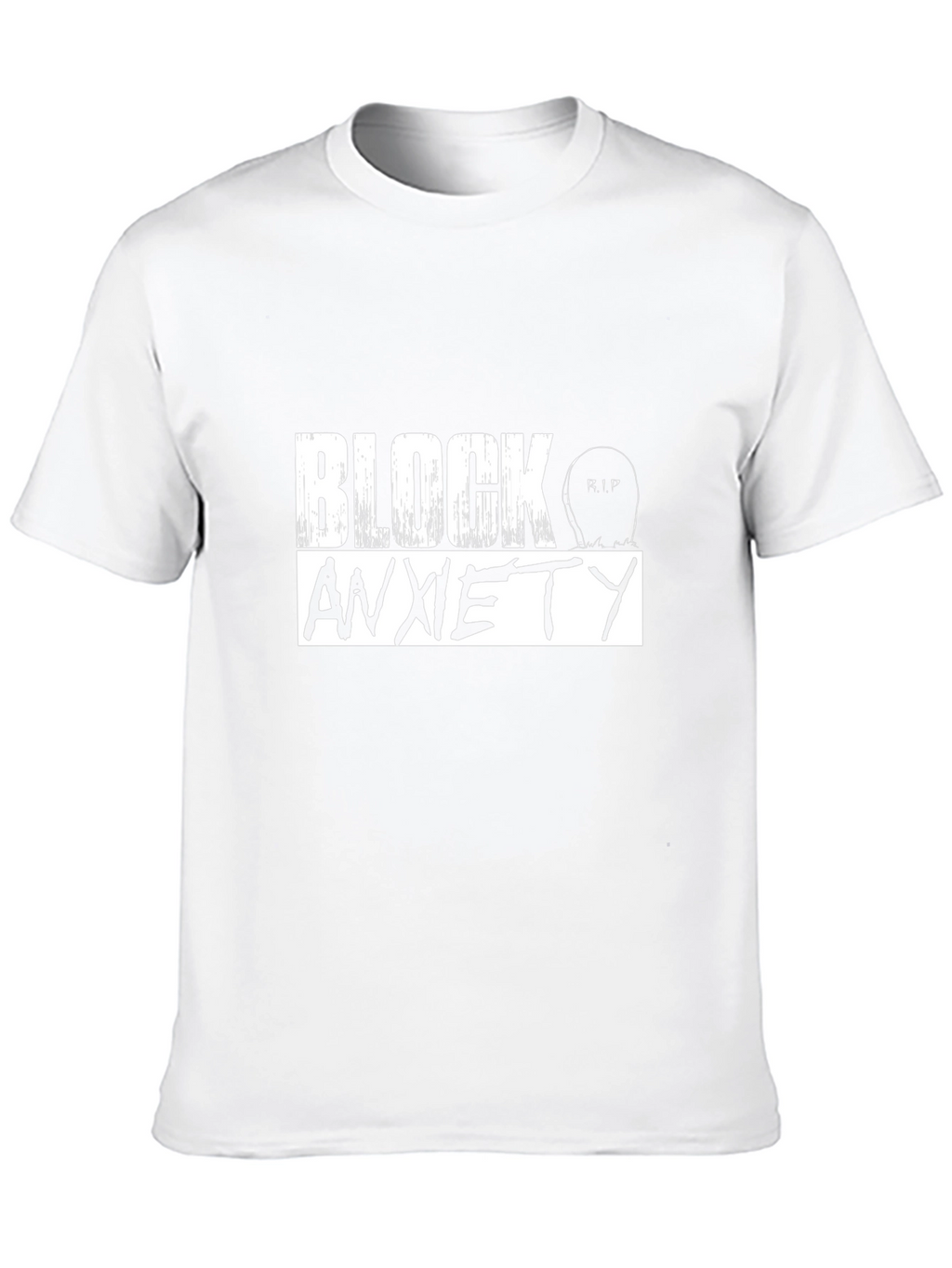 Block Anxiety Graphic T-Shirt - Unisex Cotton Tee