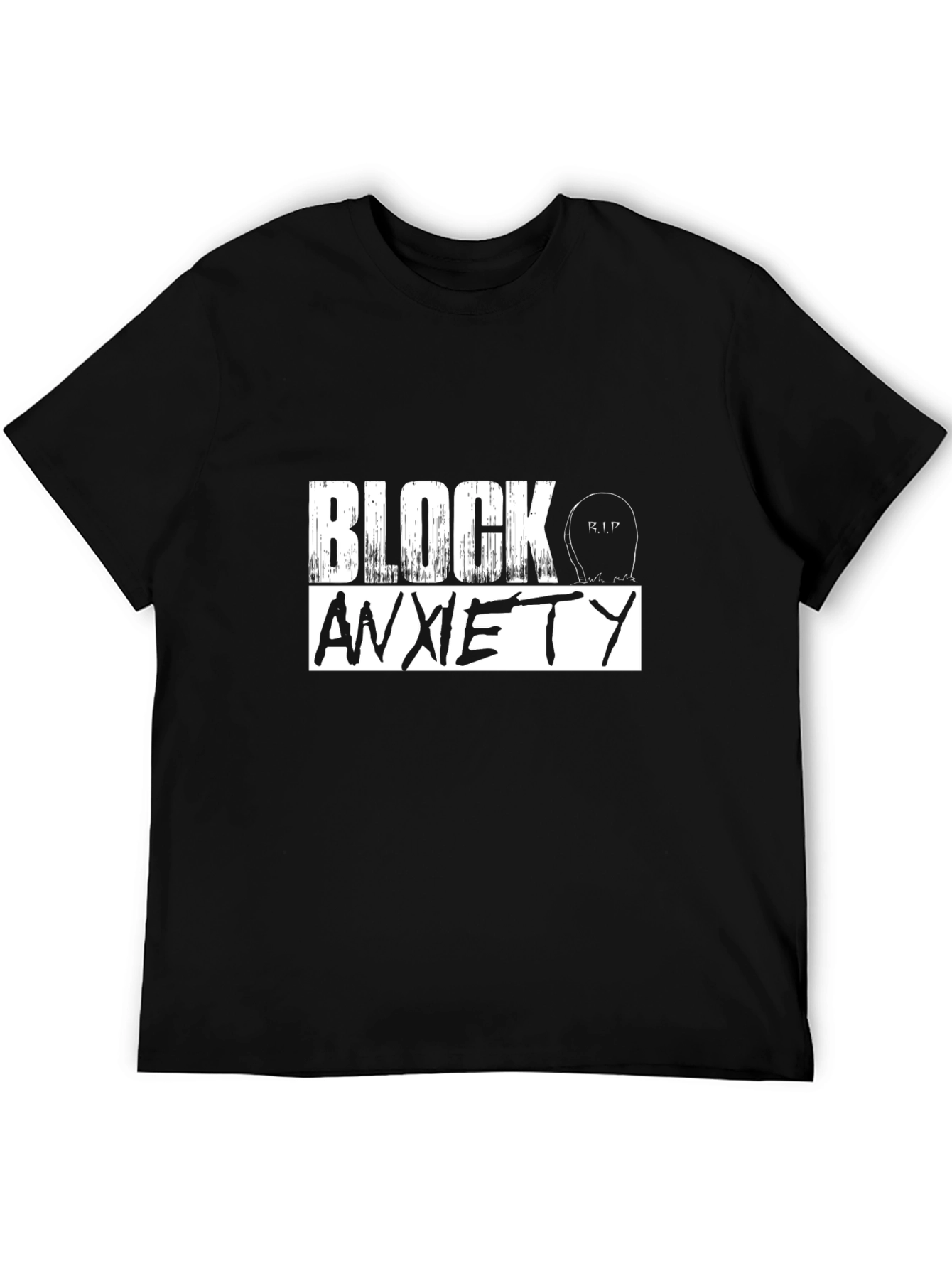 Block Anxiety Graphic T-Shirt - Unisex Cotton Tee