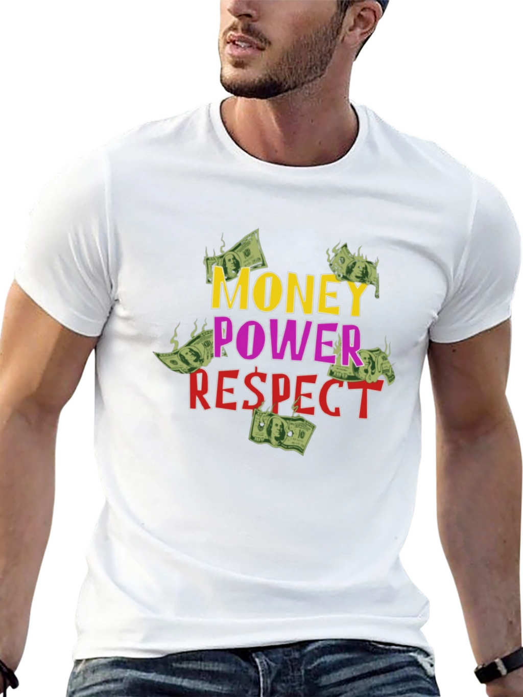 Money Power Respect Graphic T-Shirt