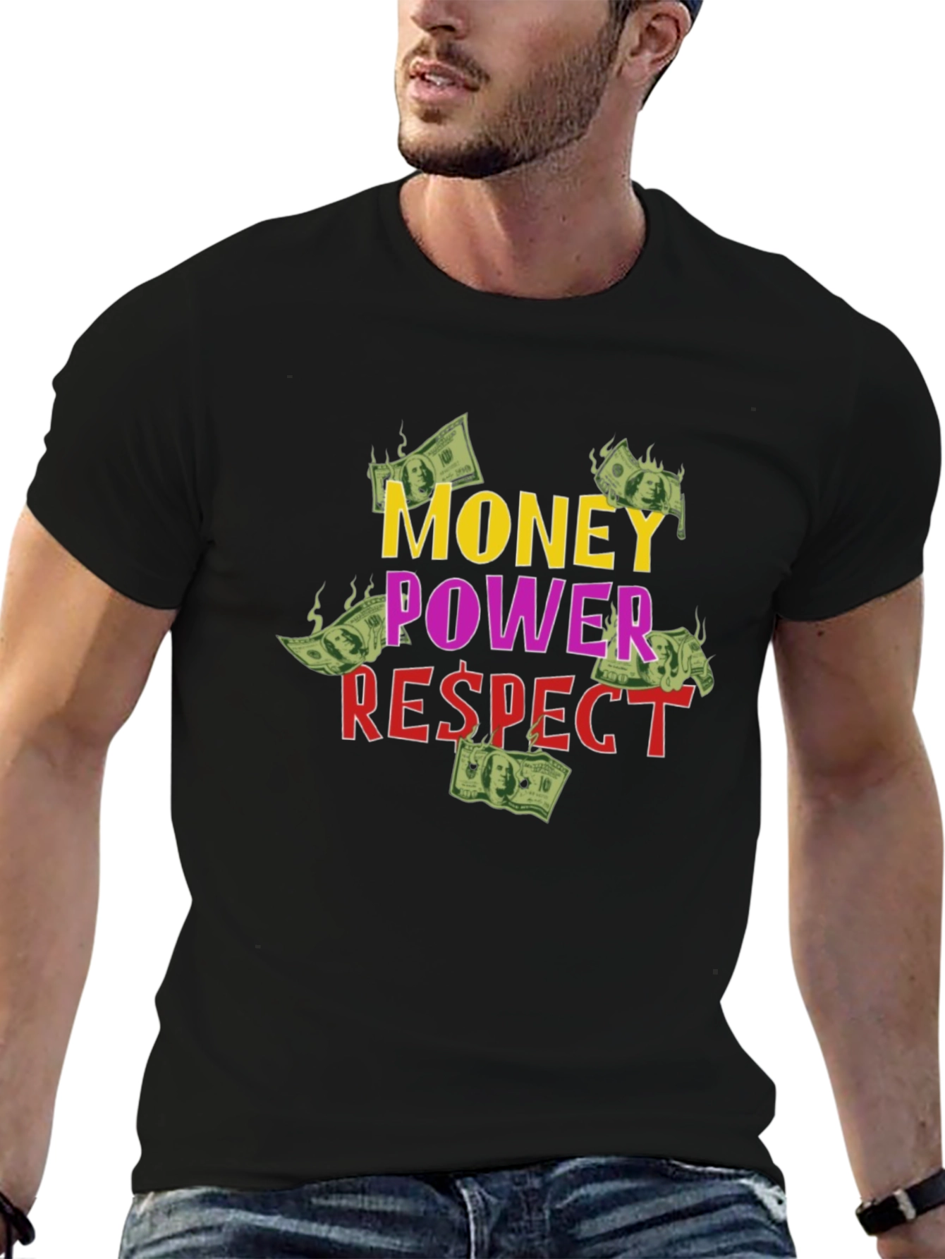 Money Power Respect Graphic T-Shirt
