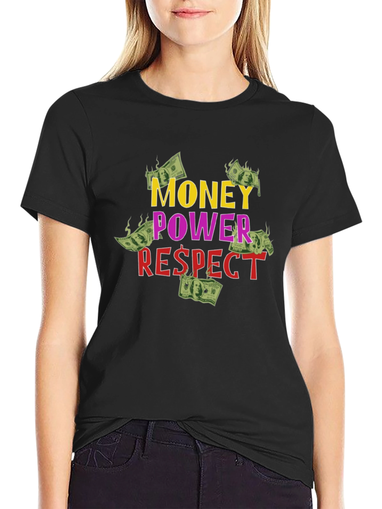 Money Power Respect Graphic T-Shirt