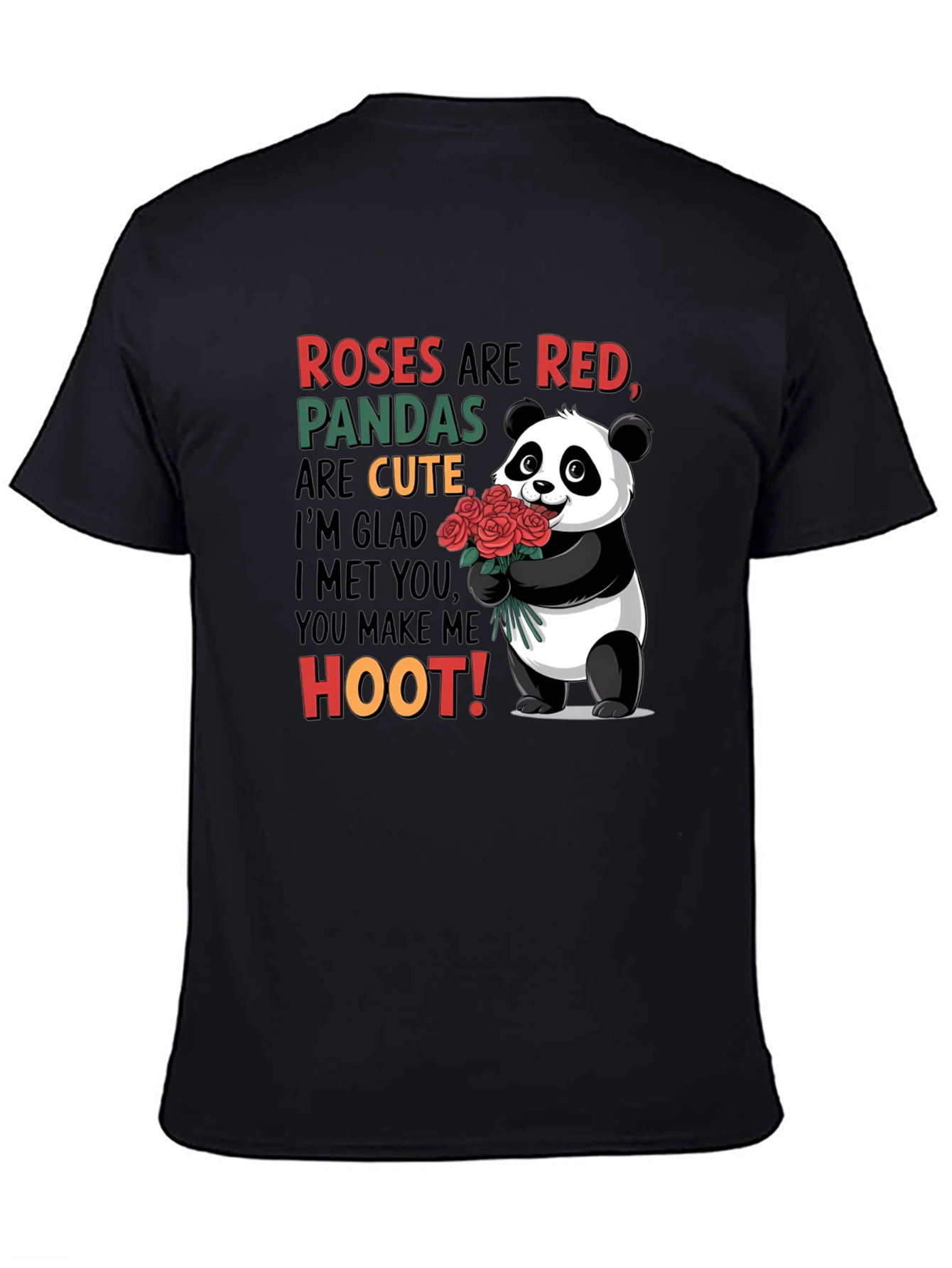Roses Are Red Panda T-Shirt