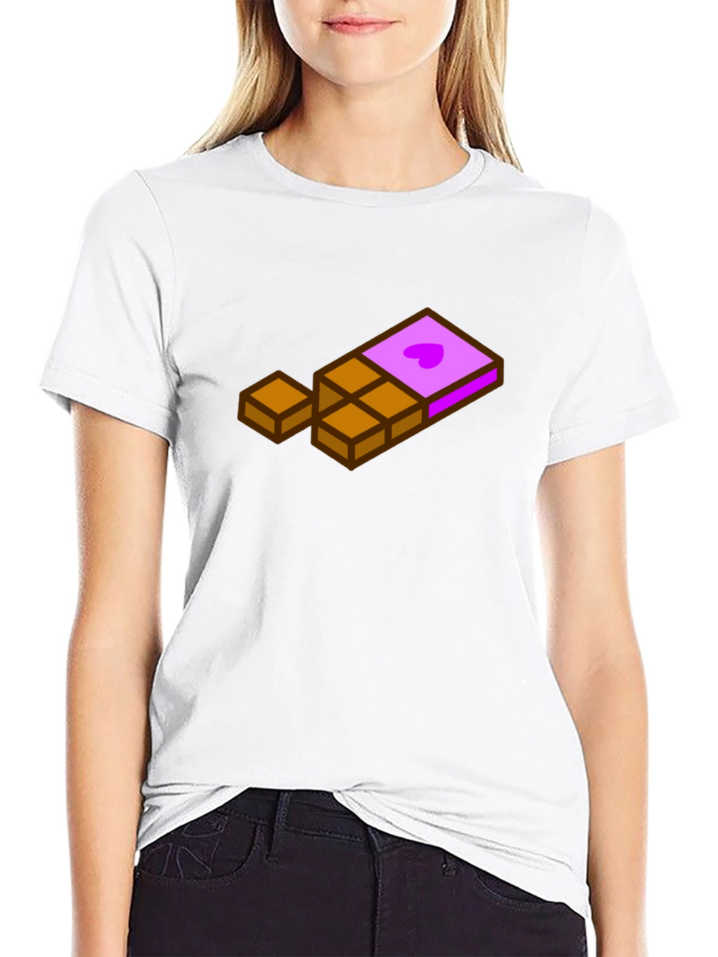 Chocolate Bar Graphic Tee - Sweet Treat Style