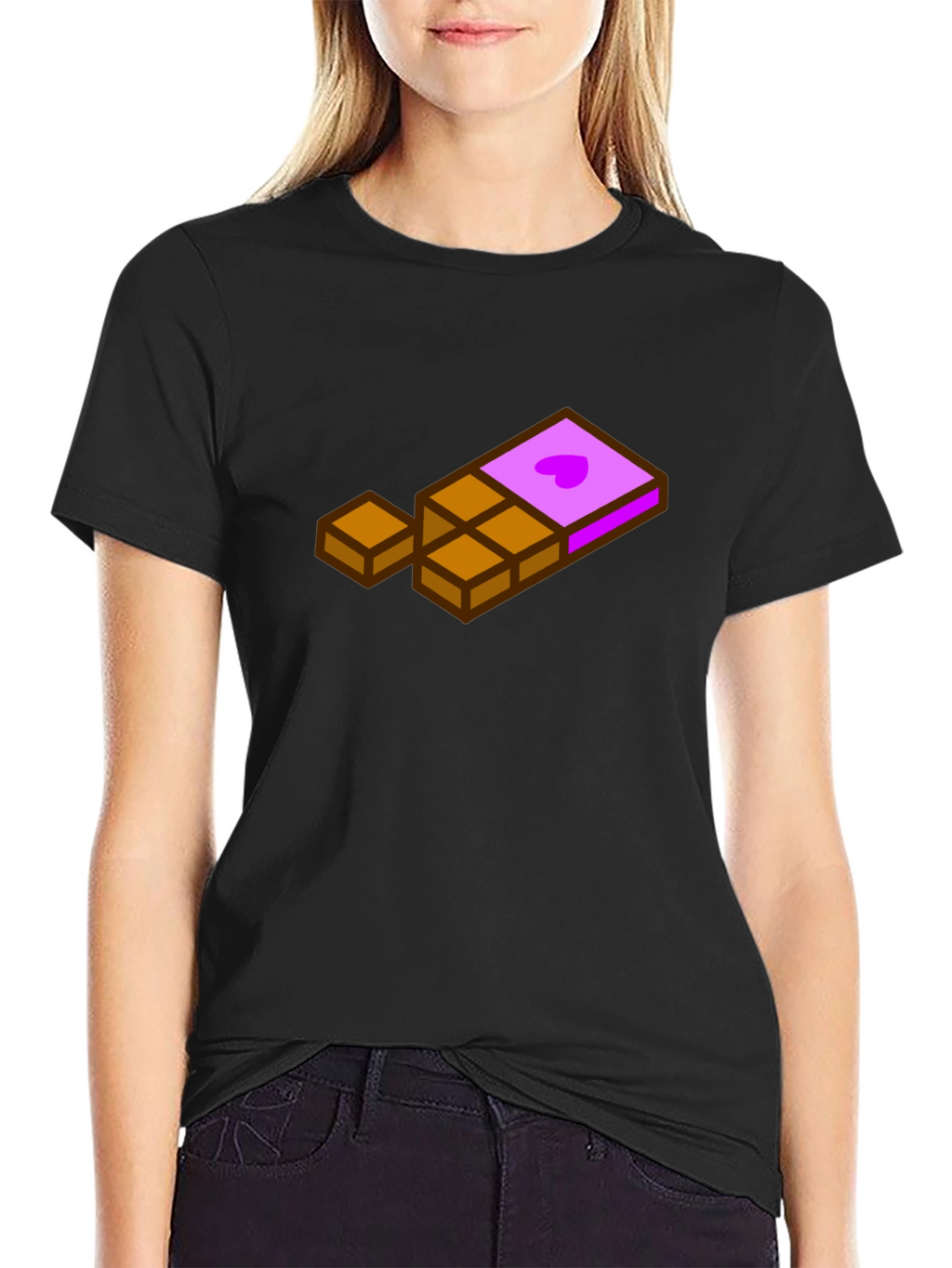 Chocolate Bar Graphic Tee - Sweet Treat Style