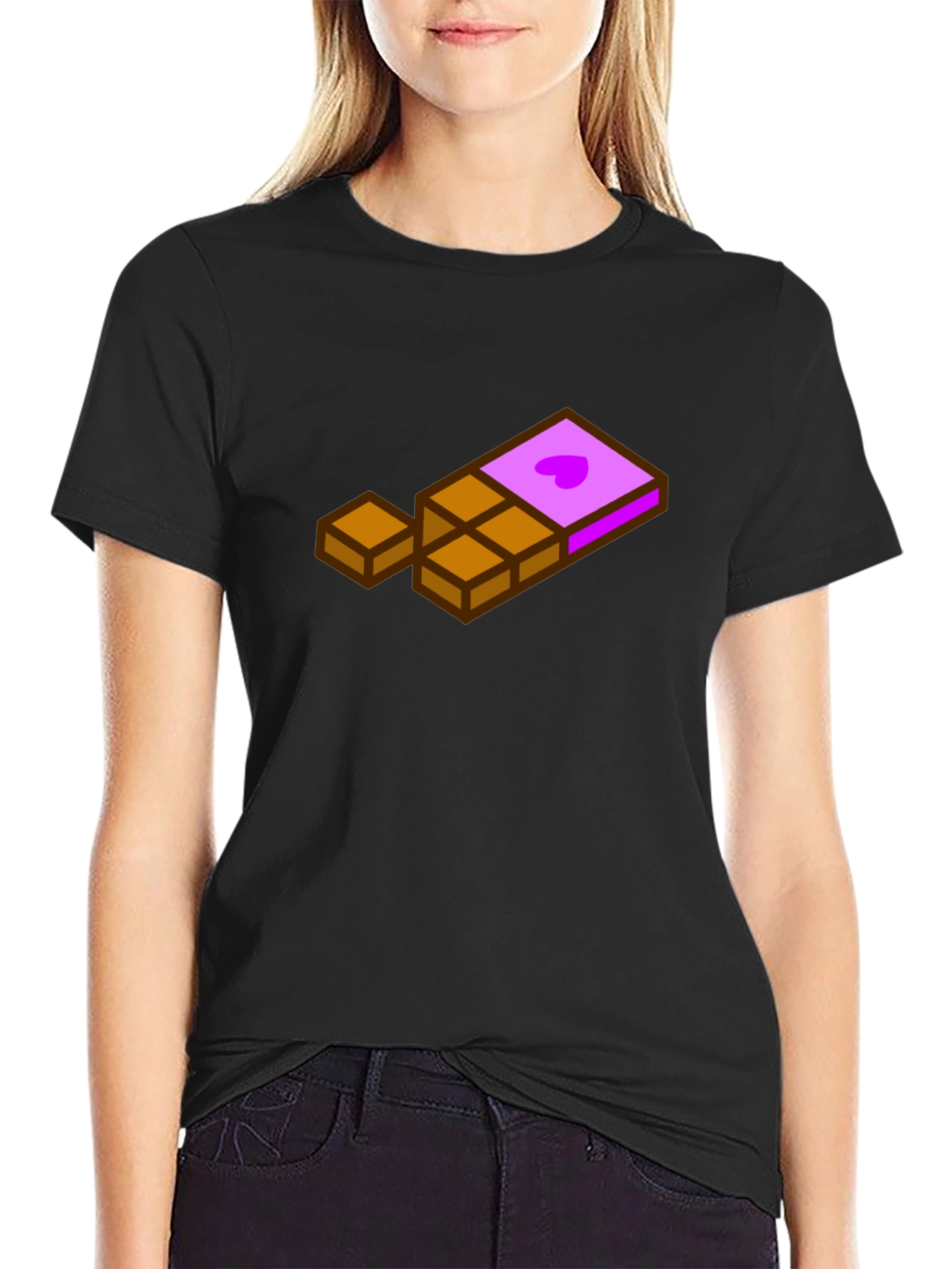 Chocolate Bar Graphic Tee - Sweet Treat Style