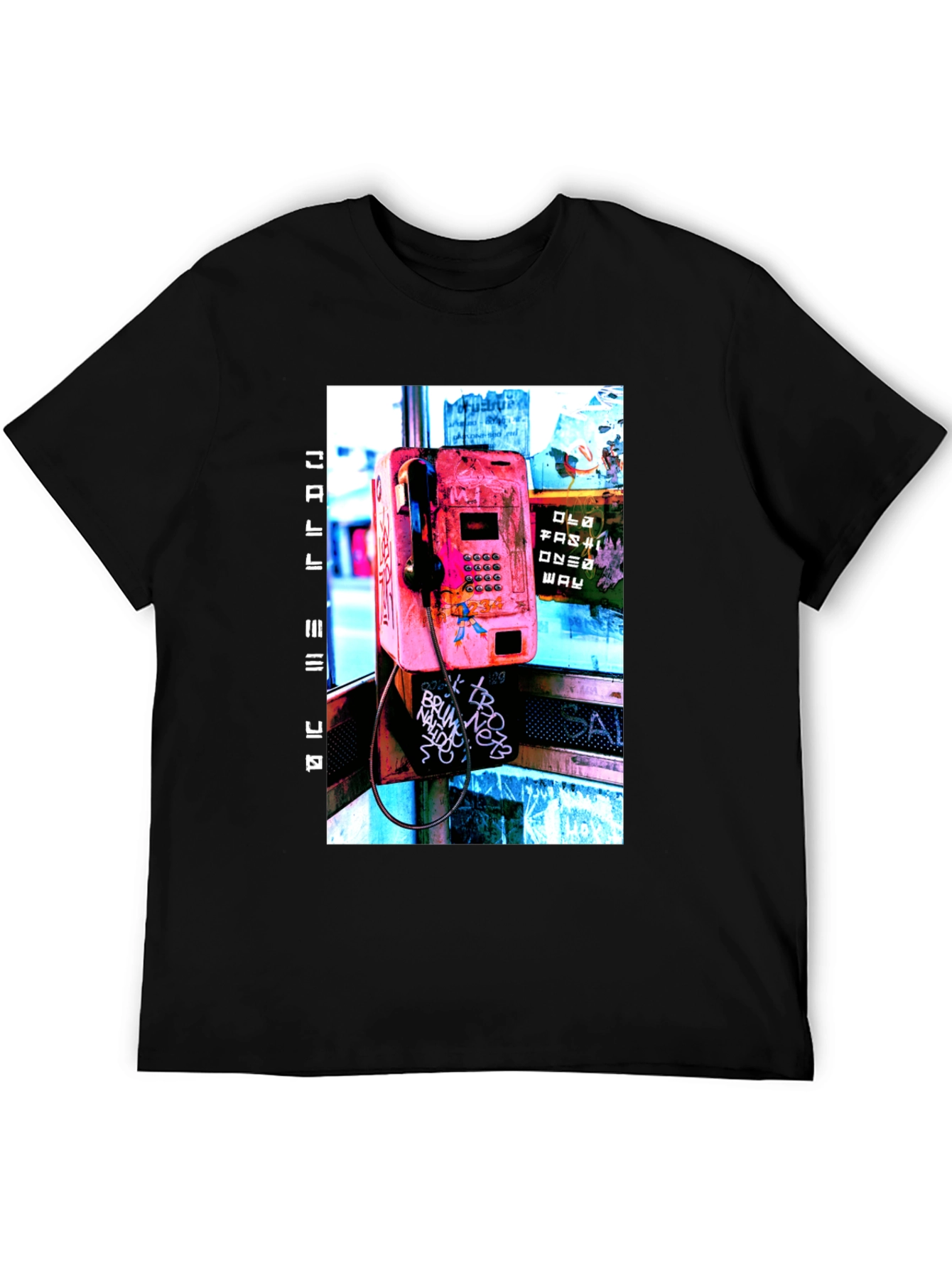 Retro Phone Booth Graphic Tee