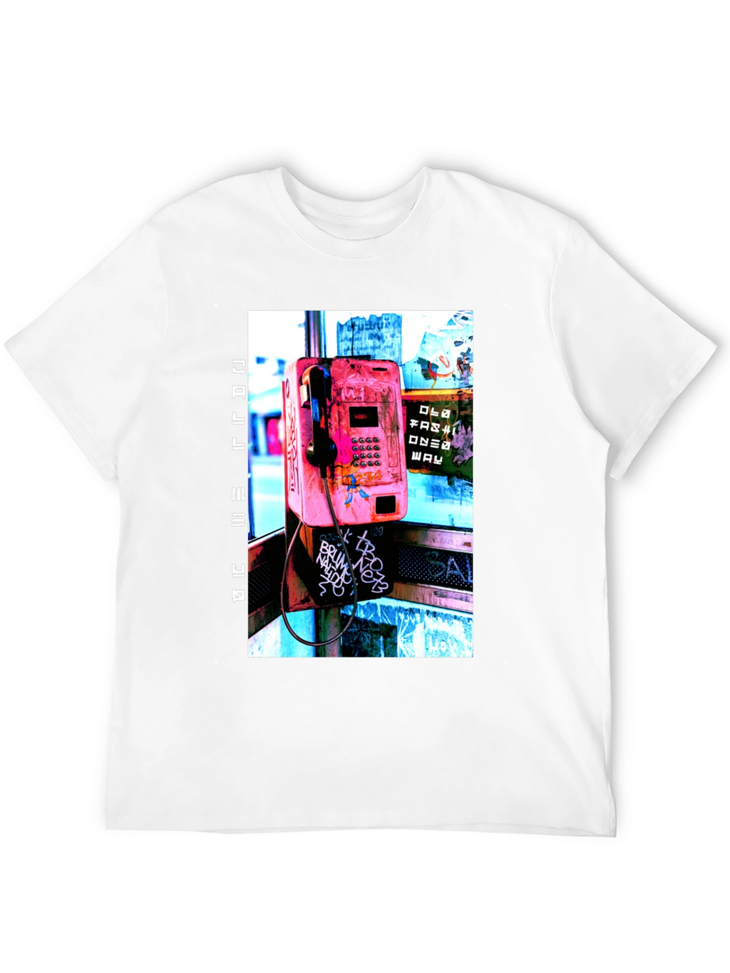 Retro Phone Booth Graphic Tee