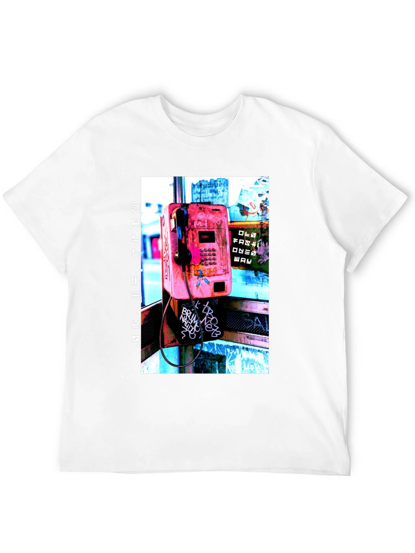 Retro Phone Booth Graphic Tee