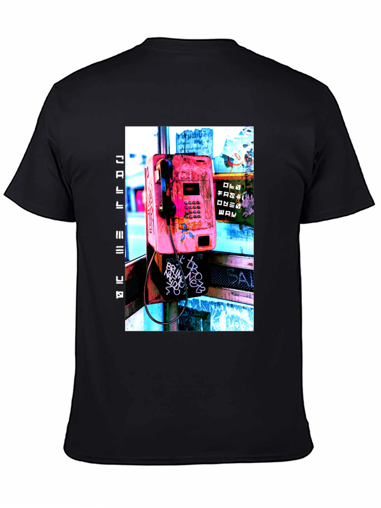 Retro Phone Booth Graphic Tee
