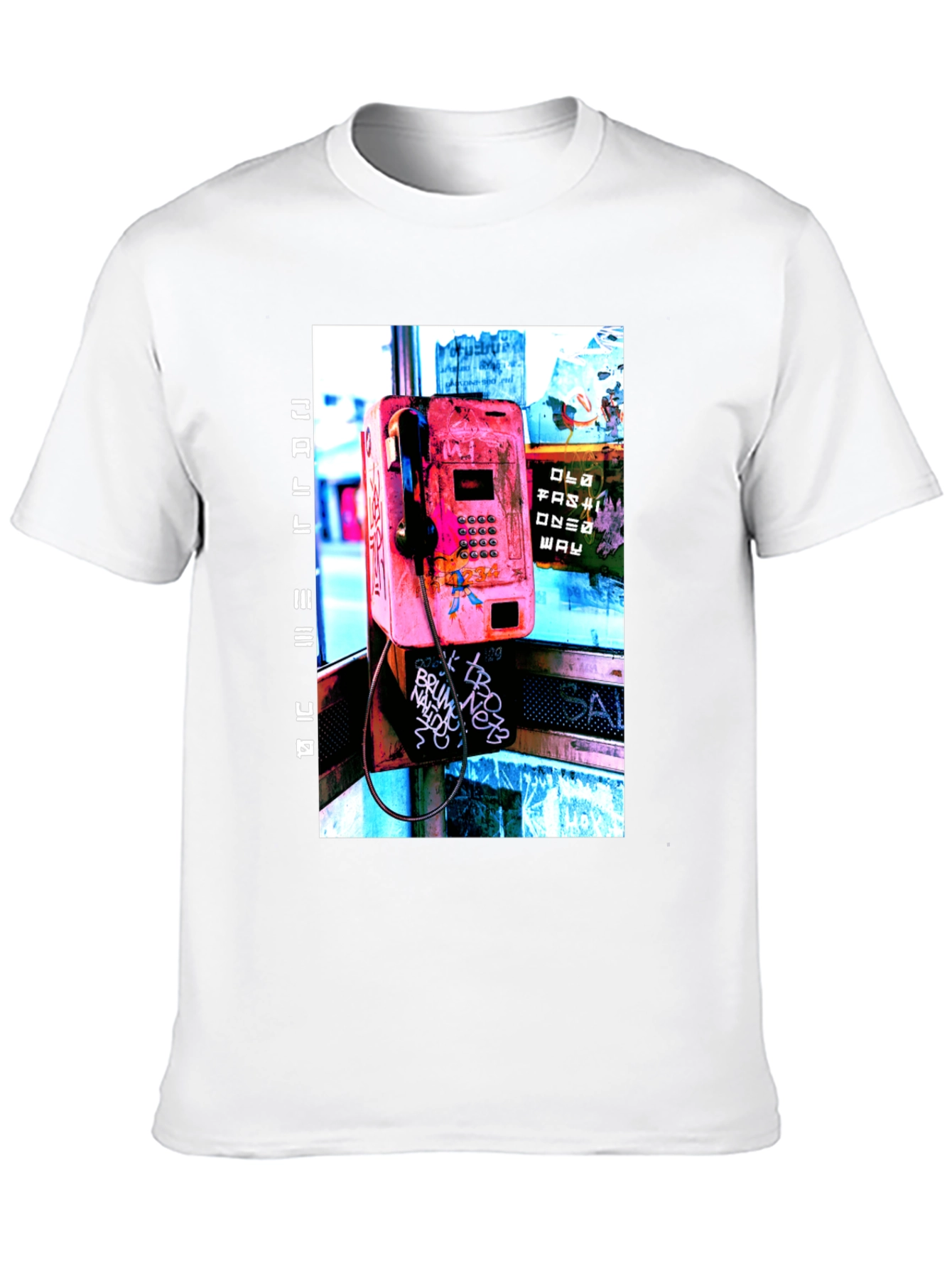 Retro Phone Booth Graphic Tee