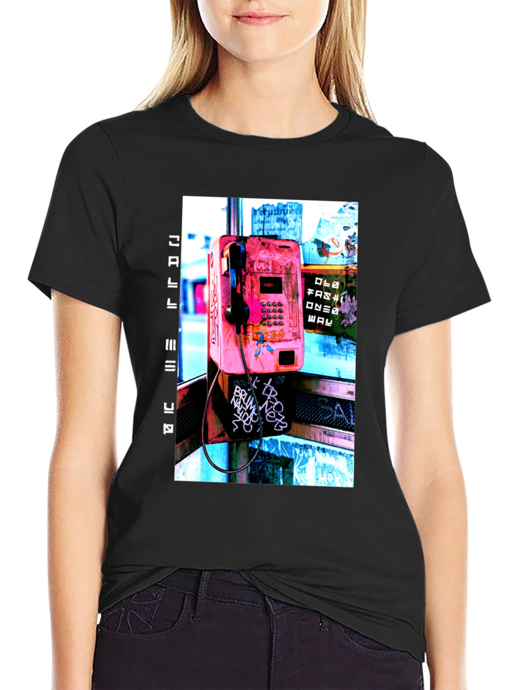 Retro Phone Booth Graphic Tee