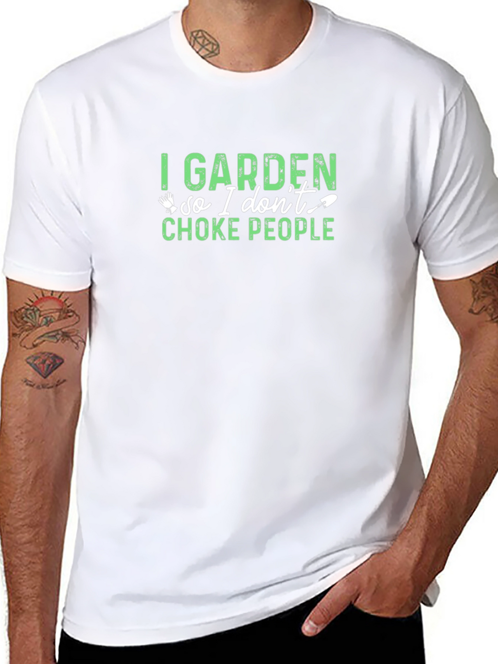 I Garden Funny Graphic T-Shirt