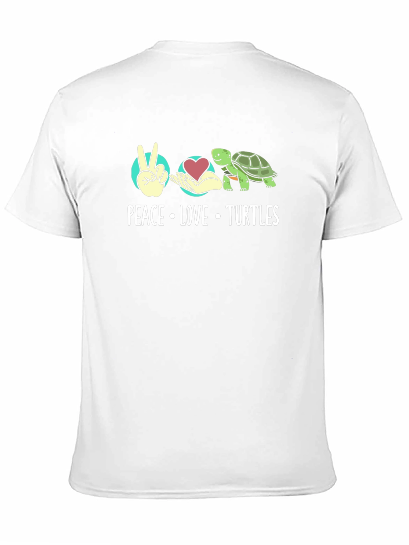 Peace Love Turtles Graphic T-Shirt
