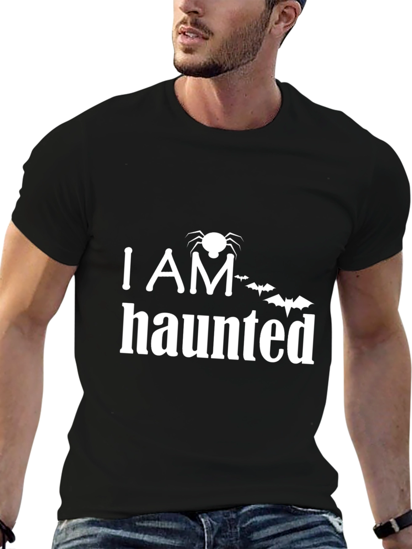 I AM Haunted Halloween T-Shirt - Spooky Season Tee