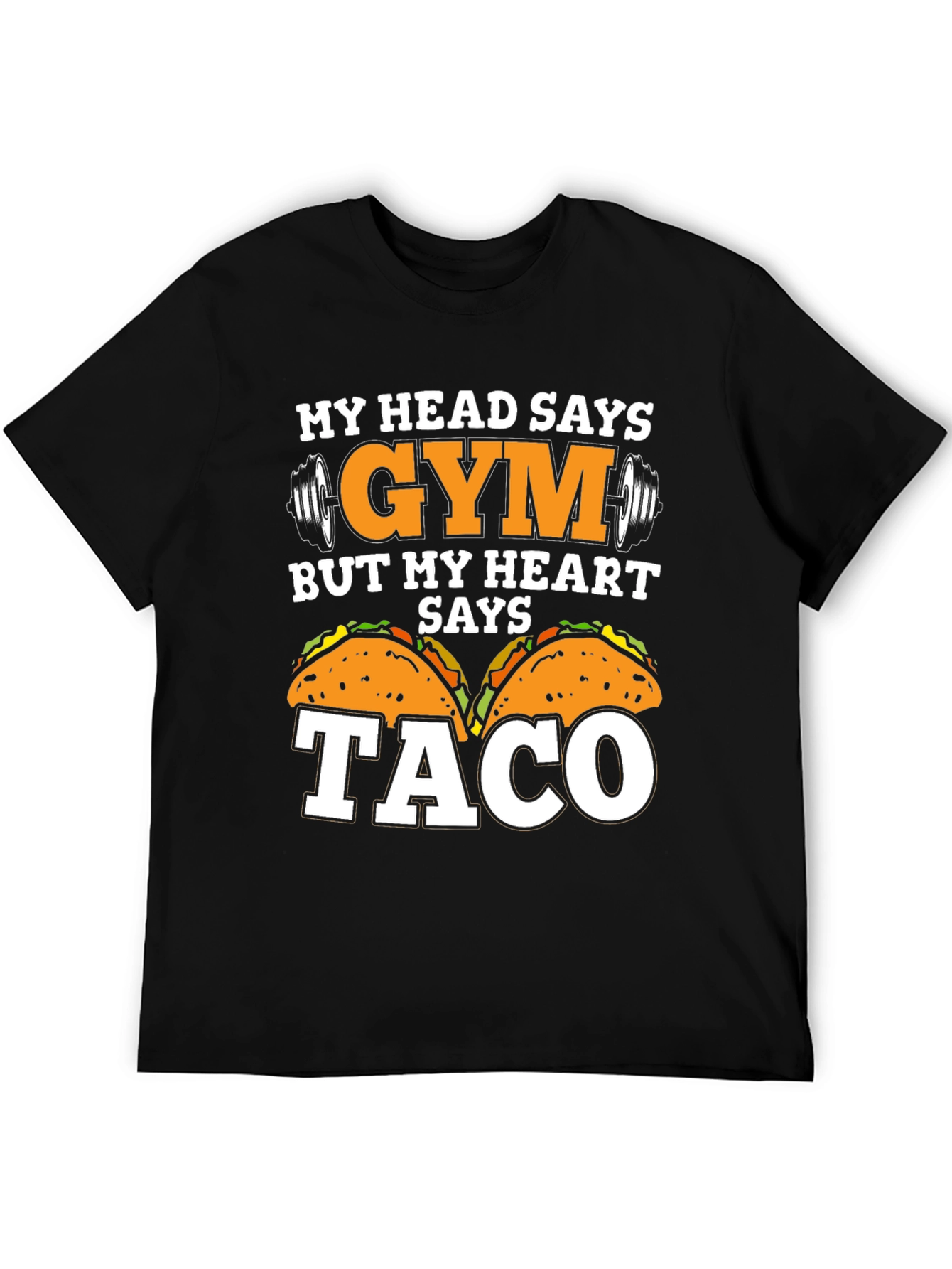 Gym vs Taco Funny T-Shirt