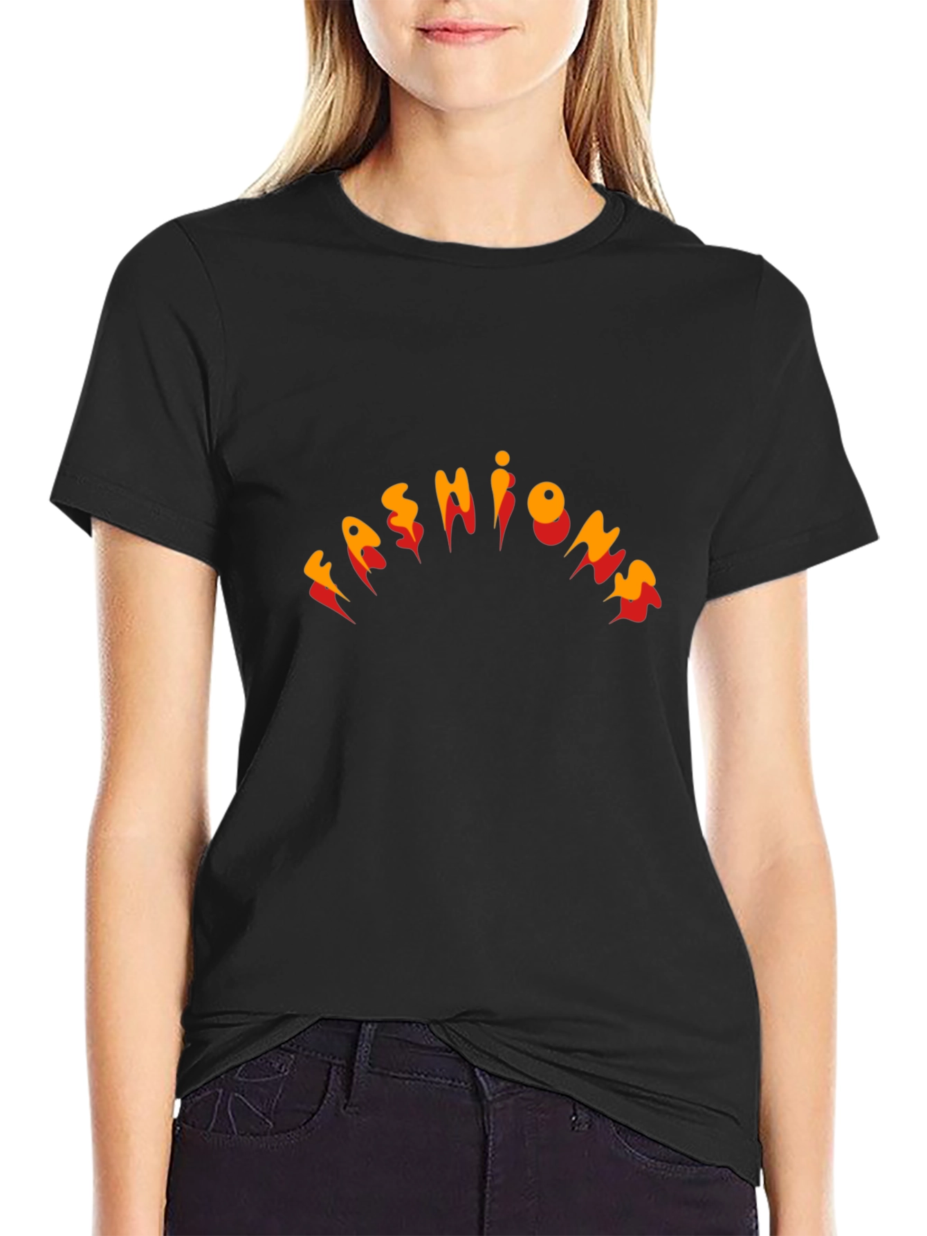 Mens Black Fashion T-Shirt