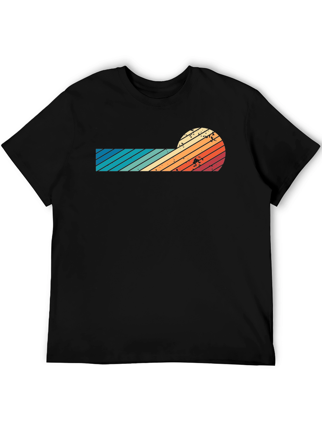 Retro Sunset Graphic Tee - Cool Vintage Style