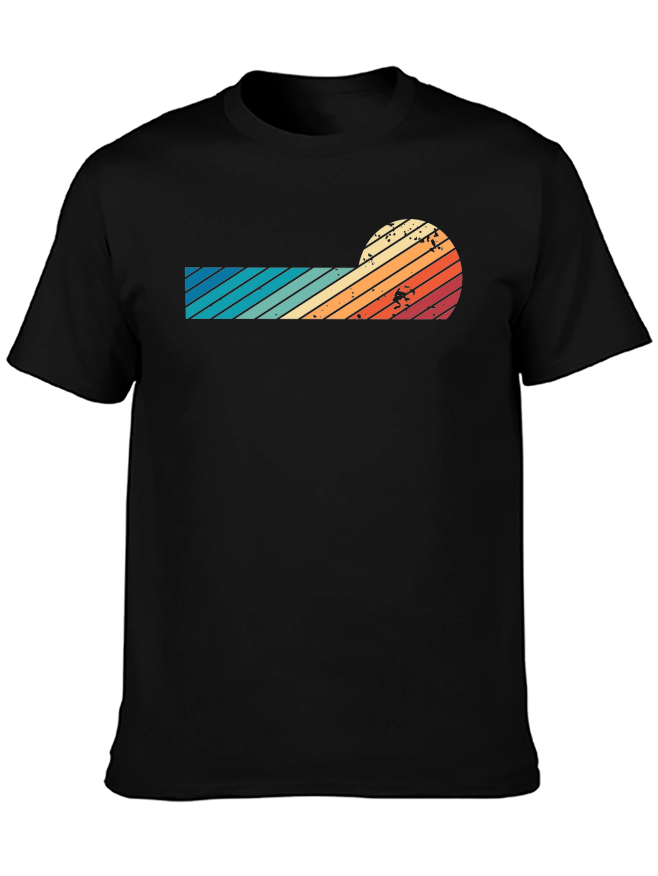 Retro Sunset Graphic Tee - Cool Vintage Style