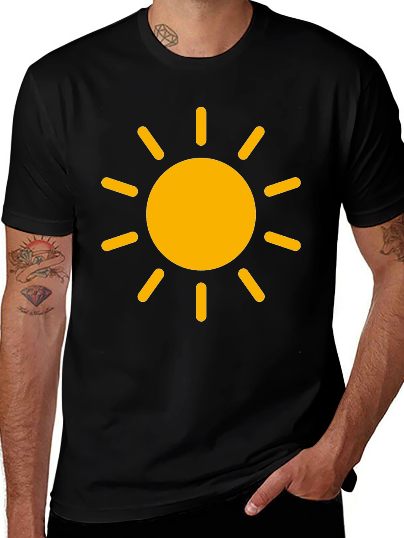 Sunny Day Black T-Shirt