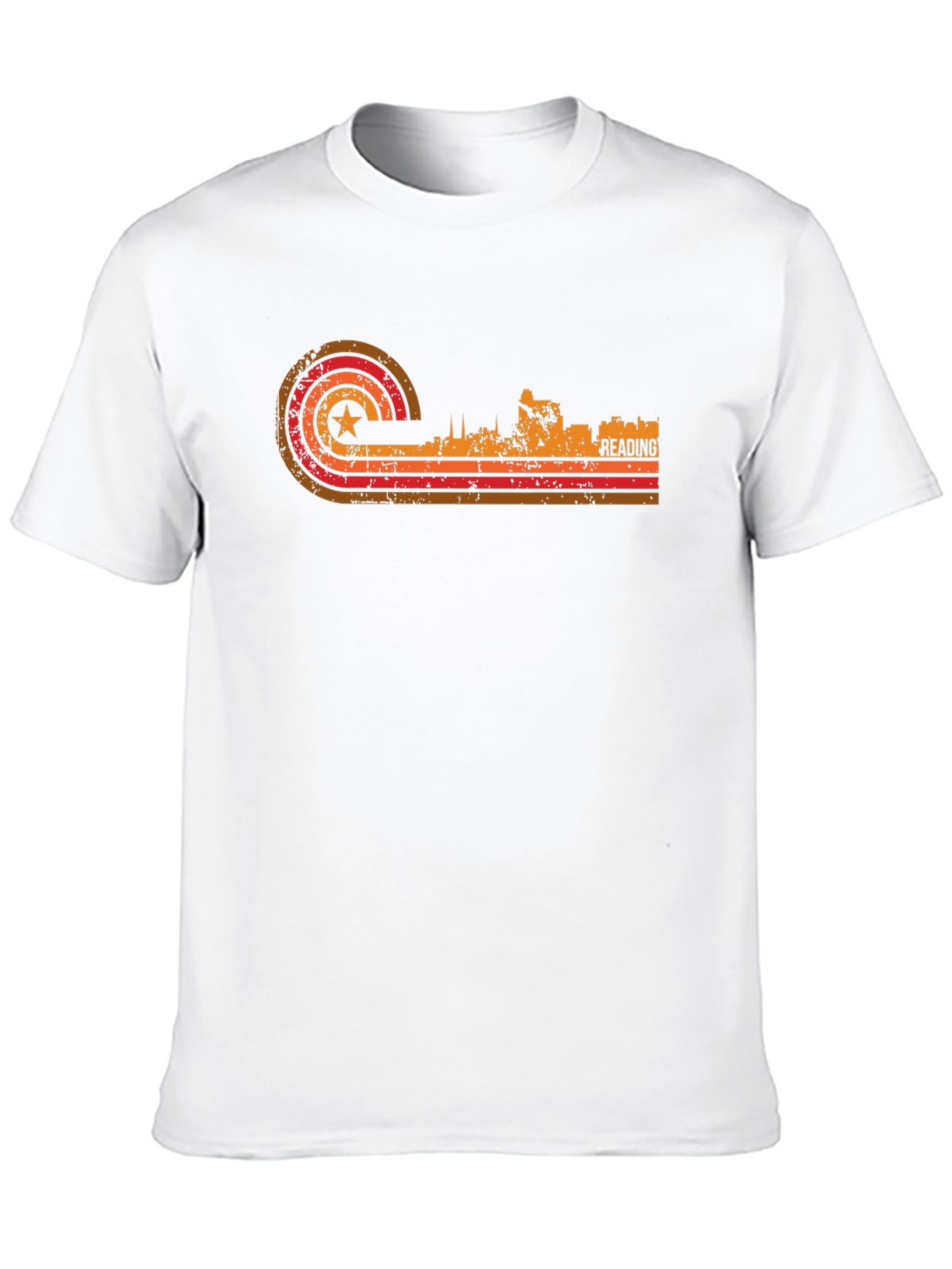 Reading Skyline Retro T-Shirt