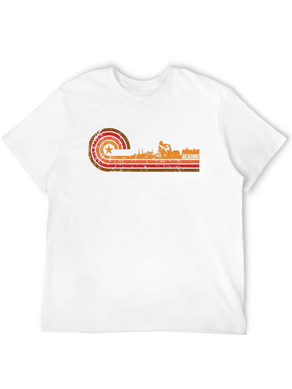 Reading Skyline Retro T-Shirt