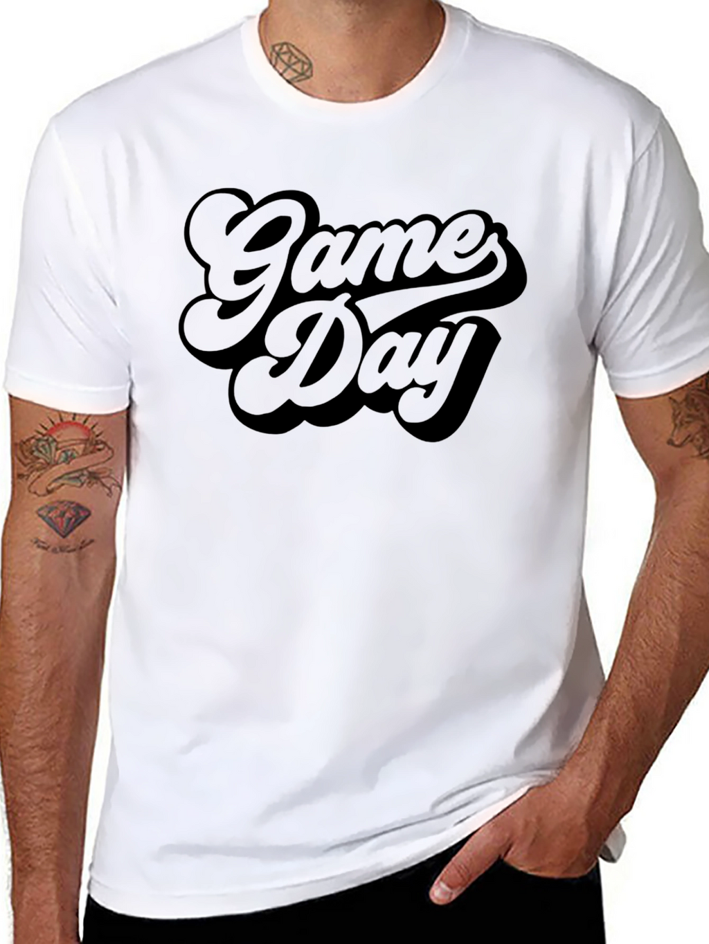 Game Day Graphic Tee - Mens Casual T-Shirt