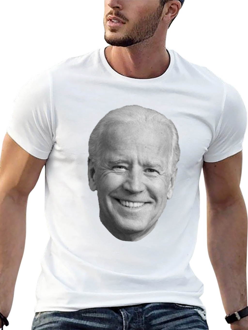 Joe Biden Portrait T-Shirt - Black