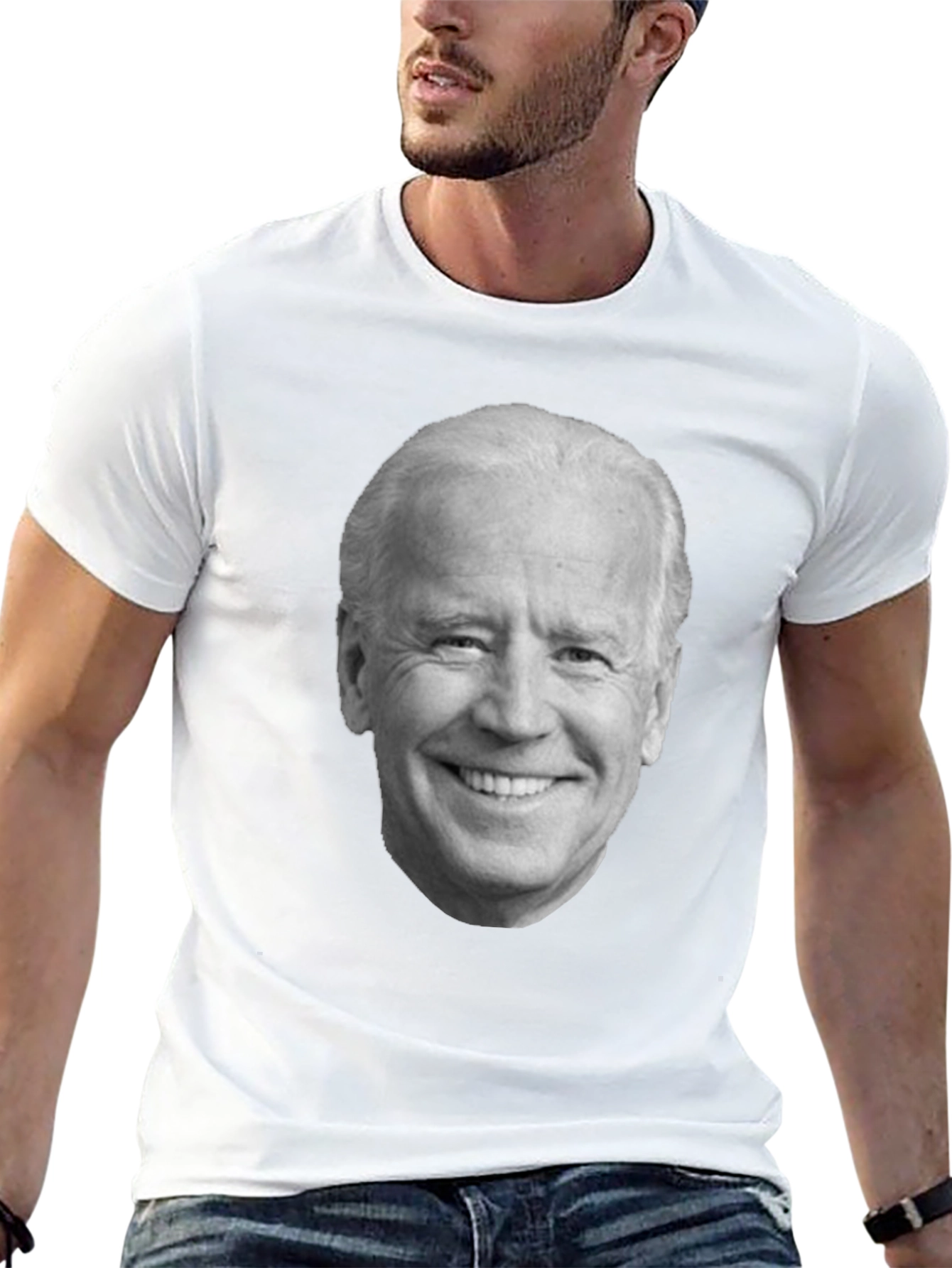 Joe Biden Portrait T-Shirt - Black