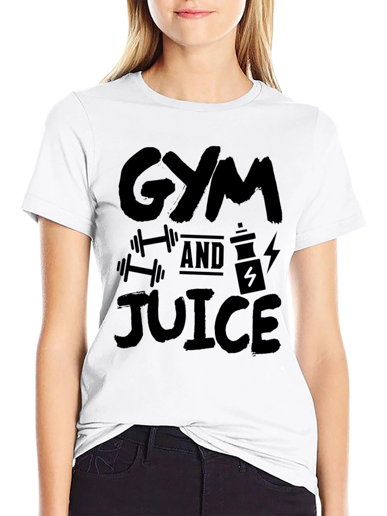 Gym and Juice Graphic T-Shirt