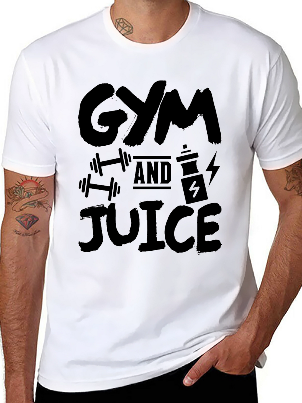 Gym and Juice Graphic T-Shirt